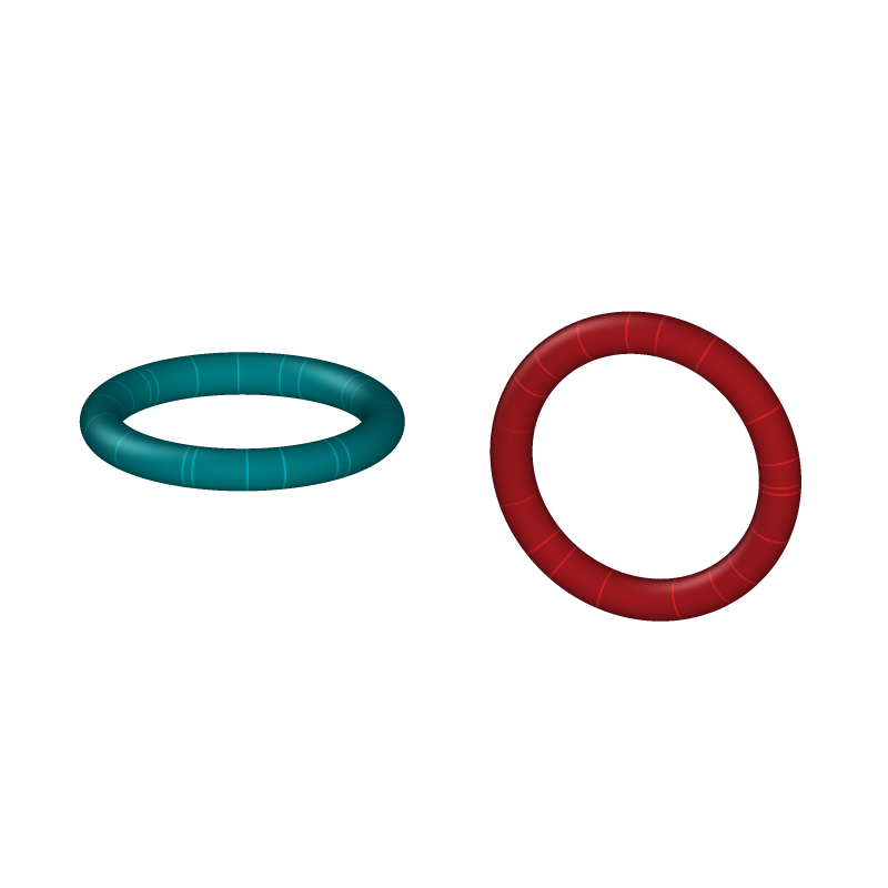Unlinked rings
